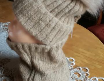 czapka z kominem 300zł